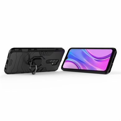 Захисний чохол Strong Guard Ring для Xiaomi Redmi 9 Чорний