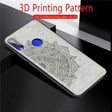 Захисний чохол Textile Decor для Xiaomi Redmi Note 7 Pro Сірий