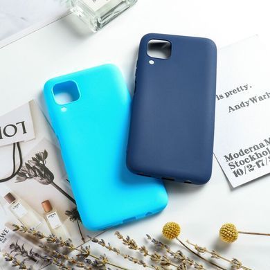 Защитный чехол TPU Matte для Samsung A125F Galaxy A12 / A127F Galaxy A12 Nacho / Galaxy A12s / Galaxy M12 Голубой