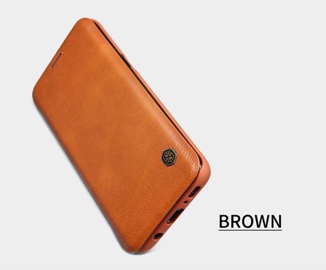 Чехол-книжка Nillkin Qin для Samsung G960F Galaxy S9 Коричневый
