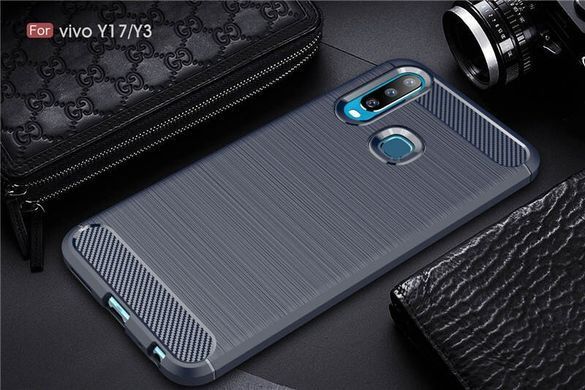 Захисний чохол Slim TPU для Vivo Y15 / Y17 Синій