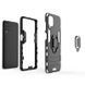 Защитный чехол Strong Guard Ring для Samsung A125F Galaxy A12 / A127F Galaxy A12 Nacho / Galaxy A12s / Galaxy M12 Черный