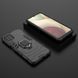 Защитный чехол Strong Guard Ring для Samsung A125F Galaxy A12 / A127F Galaxy A12 Nacho / Galaxy A12s / Galaxy M12 Черный