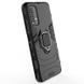 Защитный чехол Strong Guard Ring для Xiaomi Redmi Note 9 4G / Redmi 9T Черный