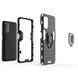 Защитный чехол Strong Guard Ring для Xiaomi Redmi Note 9 4G / Redmi 9T Черный