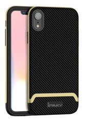 Ударопрочный чохол iPaky TPU+PC для iPhone XR Чорний / Золотий