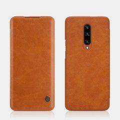 Чохол-книжка Nillkin Qin для OnePlus 7 Pro Коричневий