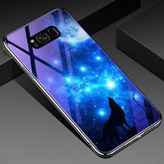Захисний чохол Fantasy з глянцевими торцями для Samsung G950F Galaxy S8 (місяць) Блакитний