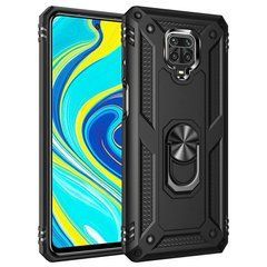 Захисний чохол Kvadrat Ring для Xiaomi Redmi Note 9 Pro / Redmi Note 9S / Redmi Note 9 Pro Max Чорний