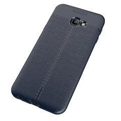 Захисний чохол Leather для Samsung J415 Galaxy J4 Plus 2018 Синій