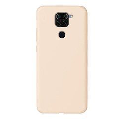 Захисний чохол Liquid Case Full Cover для Xiaomi Redmi Note 9 / Redmi 10X Бежевий
