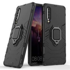 Захисний чохол Strong Guard Ring для Huawei P30 Чорний