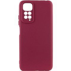 Захисний чохол Lakshmi Case Full Camera для Xiaomi Redmi Note 11 Pro (Global) / Note 11 Pro 5G Бордовий