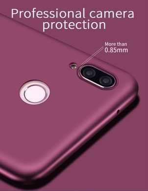Защитный чехол X-level Guardian для Huawei Y9 2019 Бордовый
