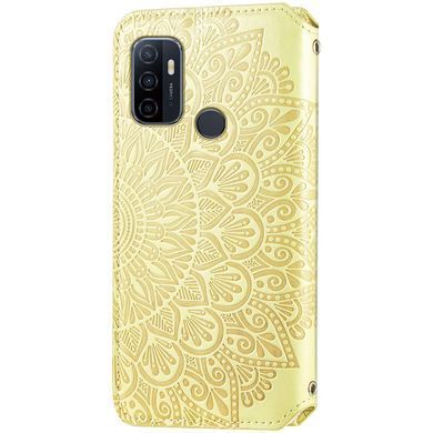 Чехол-книжка Flower Book для Oppo A53 / A32 / A33 Желтый