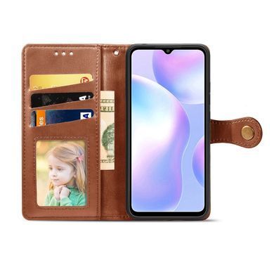 Чохол-книжка Polera Book для Xiaomi Redmi 9A Коричневий