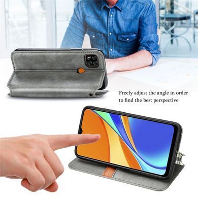Чехол-книжка Tessero Book для Xiaomi Redmi 9C / Redmi 10A Серый