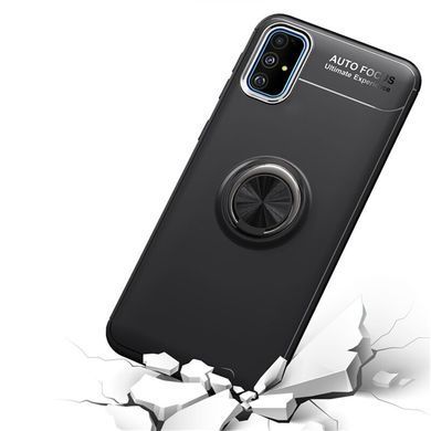 Защитный чехол Color Ring для Samsung A715F Galaxy A71 2020 Черный