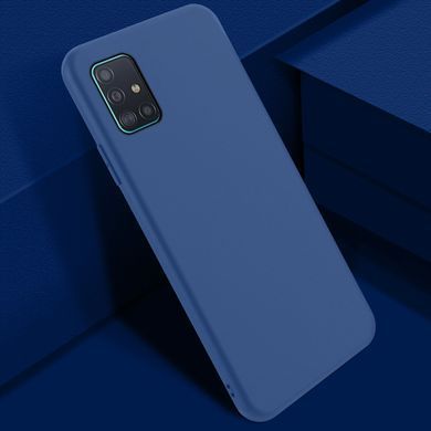 Захисний чохол Liquid Case Full Cover для Samsung A515F Galaxy A51 2020 Синій