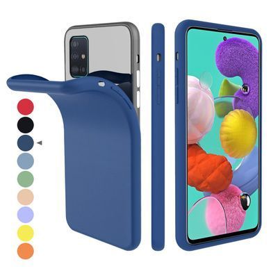 Захисний чохол Liquid Case Full Cover для Samsung A515F Galaxy A51 2020 Синій