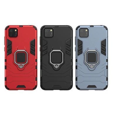 Защитный чехол Strong Guard Ring для Huawei Y5P Navy