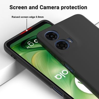Защитный чехол Liquid Case Full Camera для Motorola Moto G24 / G04 / E14 Черный