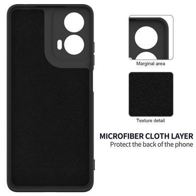 Защитный чехол Liquid Case Full Camera для Motorola Moto G24 / G04 / E14 Черный
