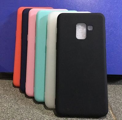 Защитный чехол TPU Matte для Samsung A530 Galaxy A8 2018 Черный
