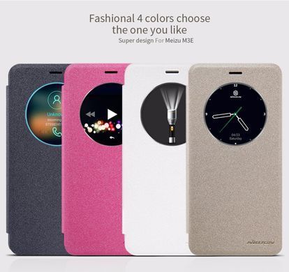 Чохол-книжка Nillkin Sparkle для Meizu M3e Чорний