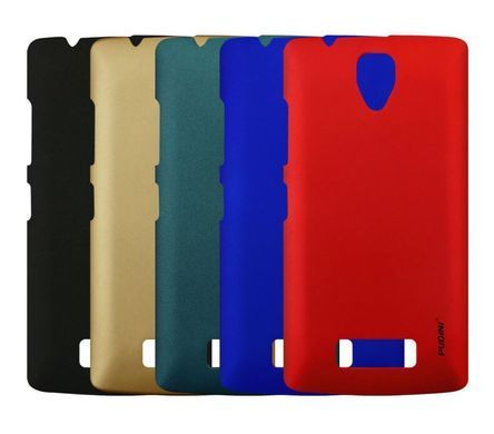 Защитный чехол Pudini Rubber для Lenovo A2010 Красный