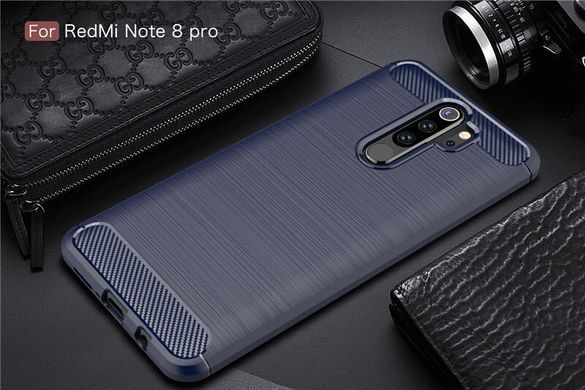 Защитный чехол iPaky Slim TPU для Xiaomi Redmi Note 8 Pro Синий