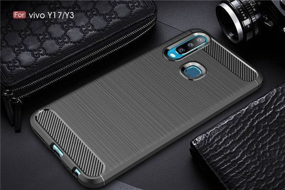 Захисний чохол Slim TPU для Vivo Y15 / Y17 Чорний