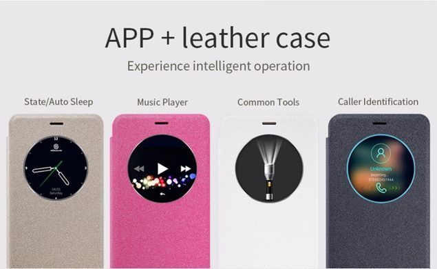 Чохол-книжка Nillkin Sparkle для Meizu M3e Чорний