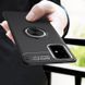 Защитный чехол Color Ring для Samsung A715F Galaxy A71 2020 Черный