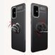 Защитный чехол Color Ring для Samsung A715F Galaxy A71 2020 Черный