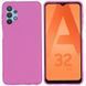 Защитный чехол Liquid Case Full Cover для Samsung A325F Galaxy A32 4G Розовый
