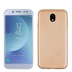 Защитный чехол Carbon TPU для Samsung J530 Galaxy J5 2017 Золотистый