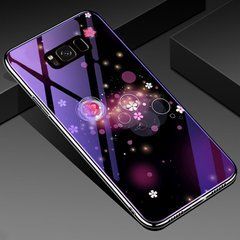 Захисний чохол Fantasy з глянцевими торцями для Samsung G950F Galaxy S8 (квіти) Малиновий