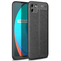 Захисний чохол Leather для Realme C11 Чорний