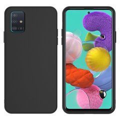 Захисний чохол Liquid Case Full Cover для Samsung A515F Galaxy A51 2020 Чорний