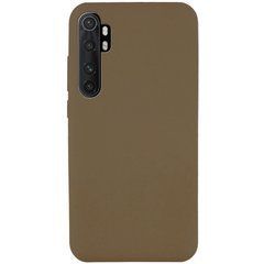 Защитный чехол TPU Softon для Xiaomi Mi Note 10 Lite Коричневый