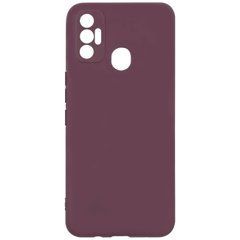 Защитный чехол Liquid Case Full Camera для Tecno Spark 7 Фиолетовый