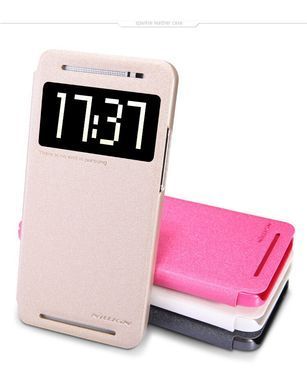 Чехол-книжка Nillkin Sparkle для HTC One E8 Белый
