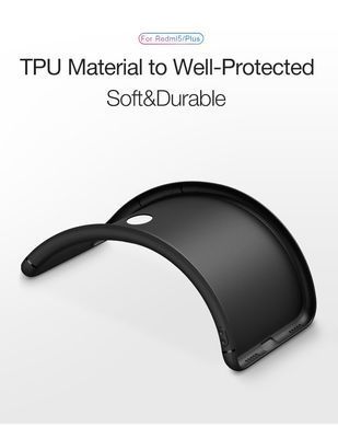 Защитный чехол TPU Matte для Xiaomi Redmi 5 Белый