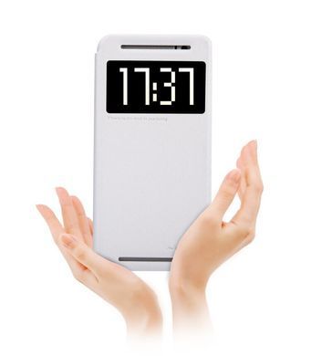 Чехол-книжка Nillkin Sparkle для HTC One E8 Белый