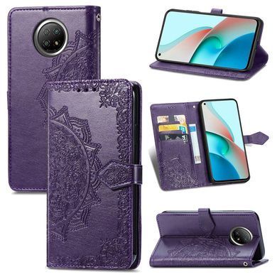 Чохол-книжка Art Book для Xiaomi Redmi Note 9 5G / Redmi Note 9T Фіолетовий