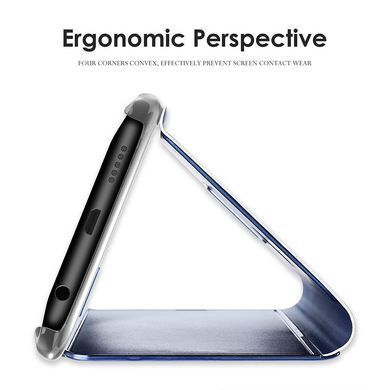 Чехол-книжка Clear View Mirror для Xiaomi Redmi 9 Черный