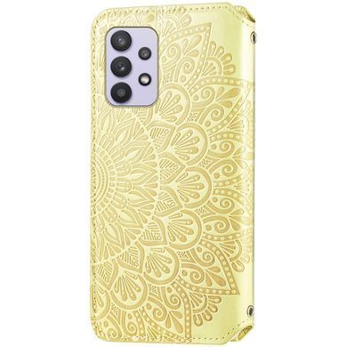 Чохол-книжка Flower Book для Samsung A325F Galaxy A32 4G Жовтий