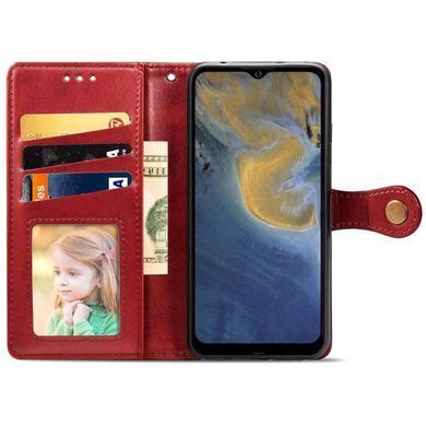 Чехол-книжка Polera Book для ZTE Blade A71 Красный