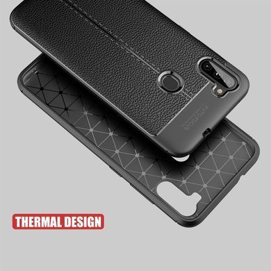 Захисний чохол Leather для Samsung A115F Galaxy A11 / Galaxy M11 Чорний